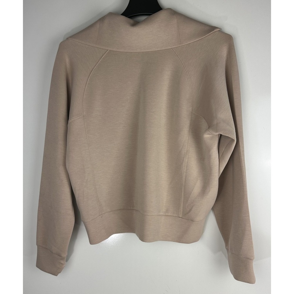 NWT SPANX AirEssentials Half Zip Sweatshirt Women's Large Coastal Pullover Lunar - Picture 6 of 10